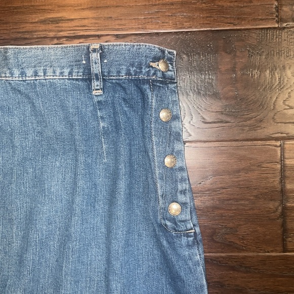 GAP Classic Denim Maxi Skirt SIZE 10 - Picture 2 of 5